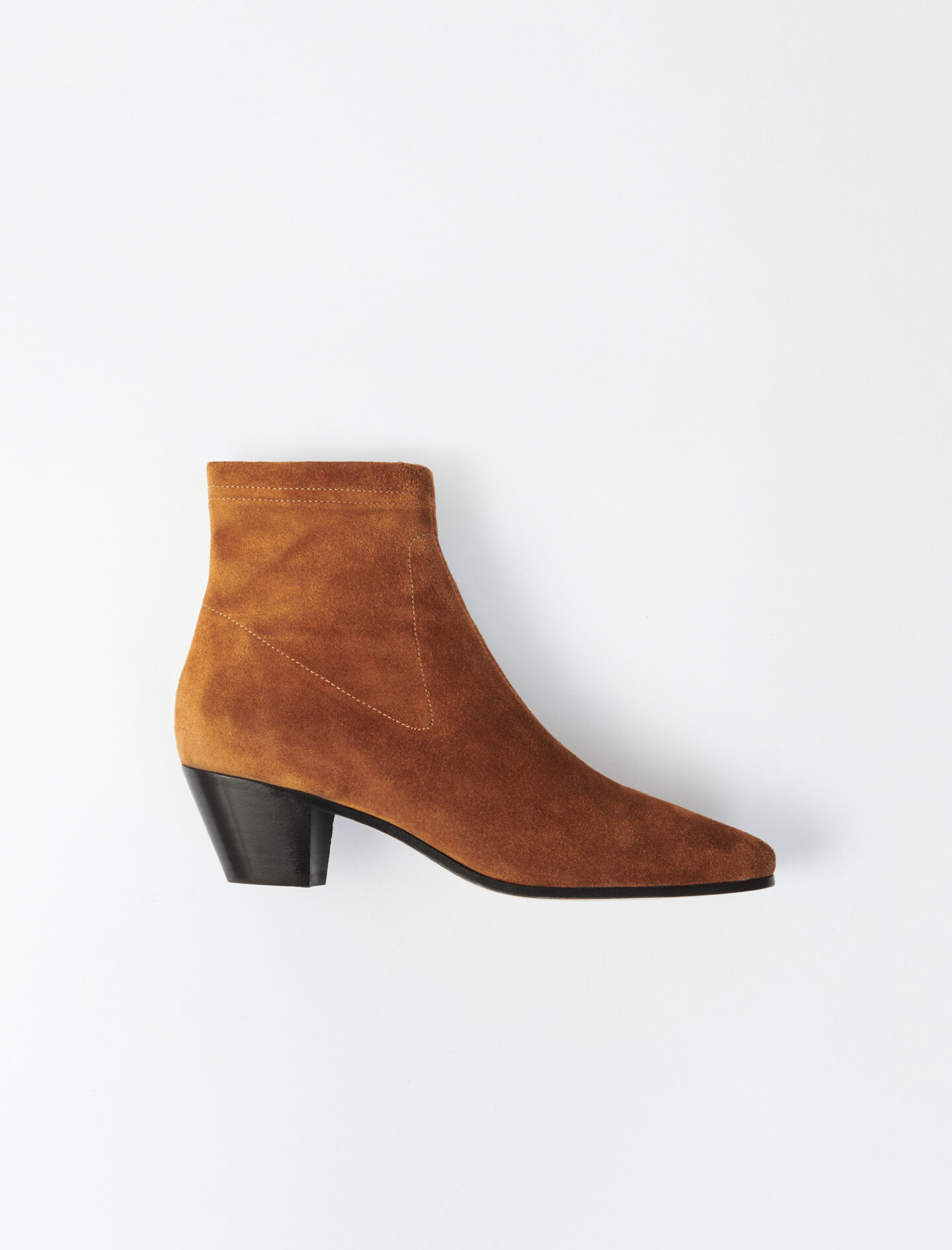 suede sock bootie