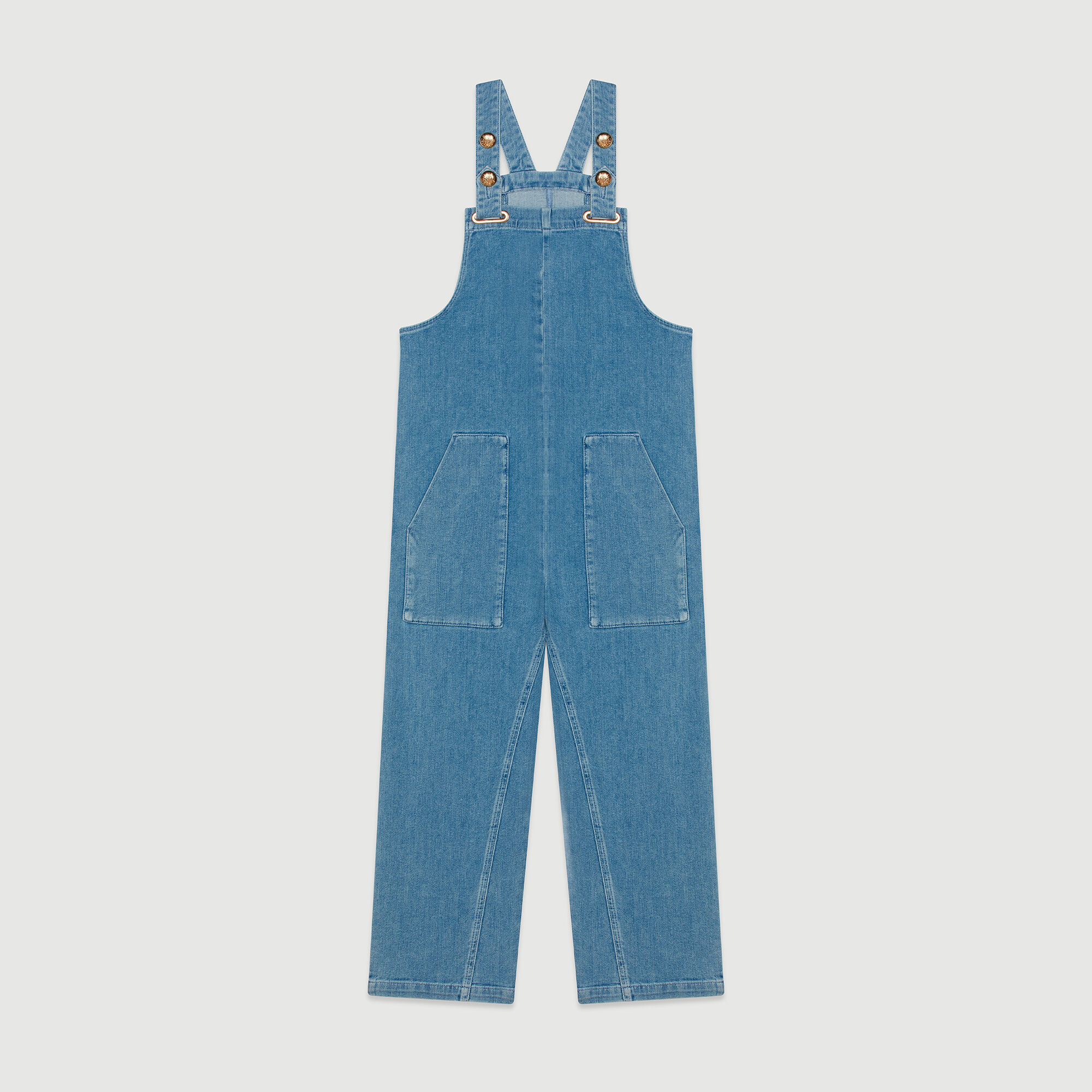 Maje denim shop jumpsuit