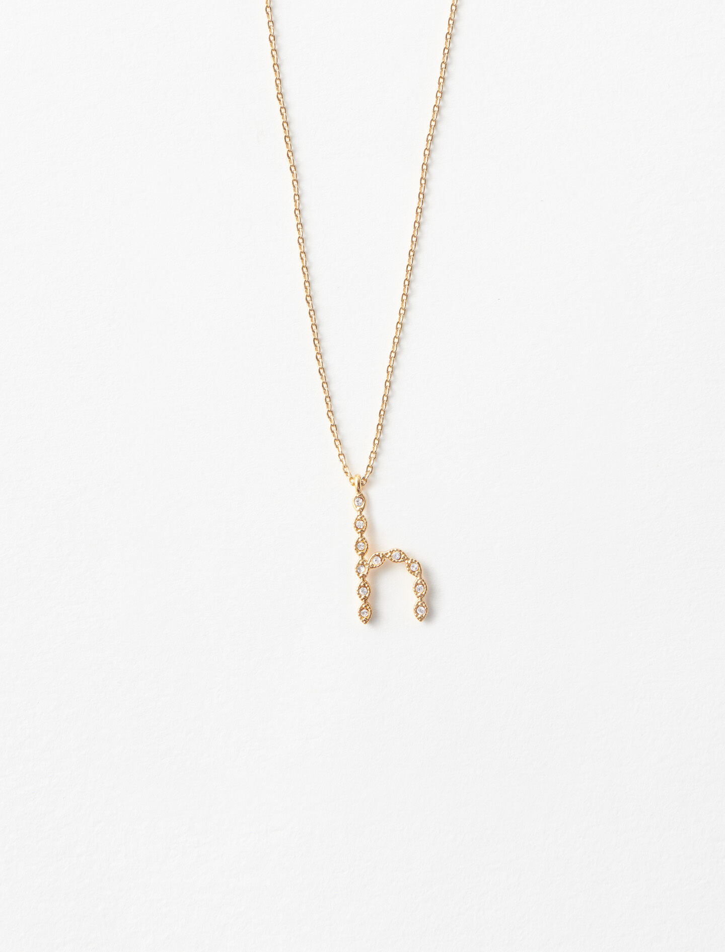 Maje initial necklace best sale
