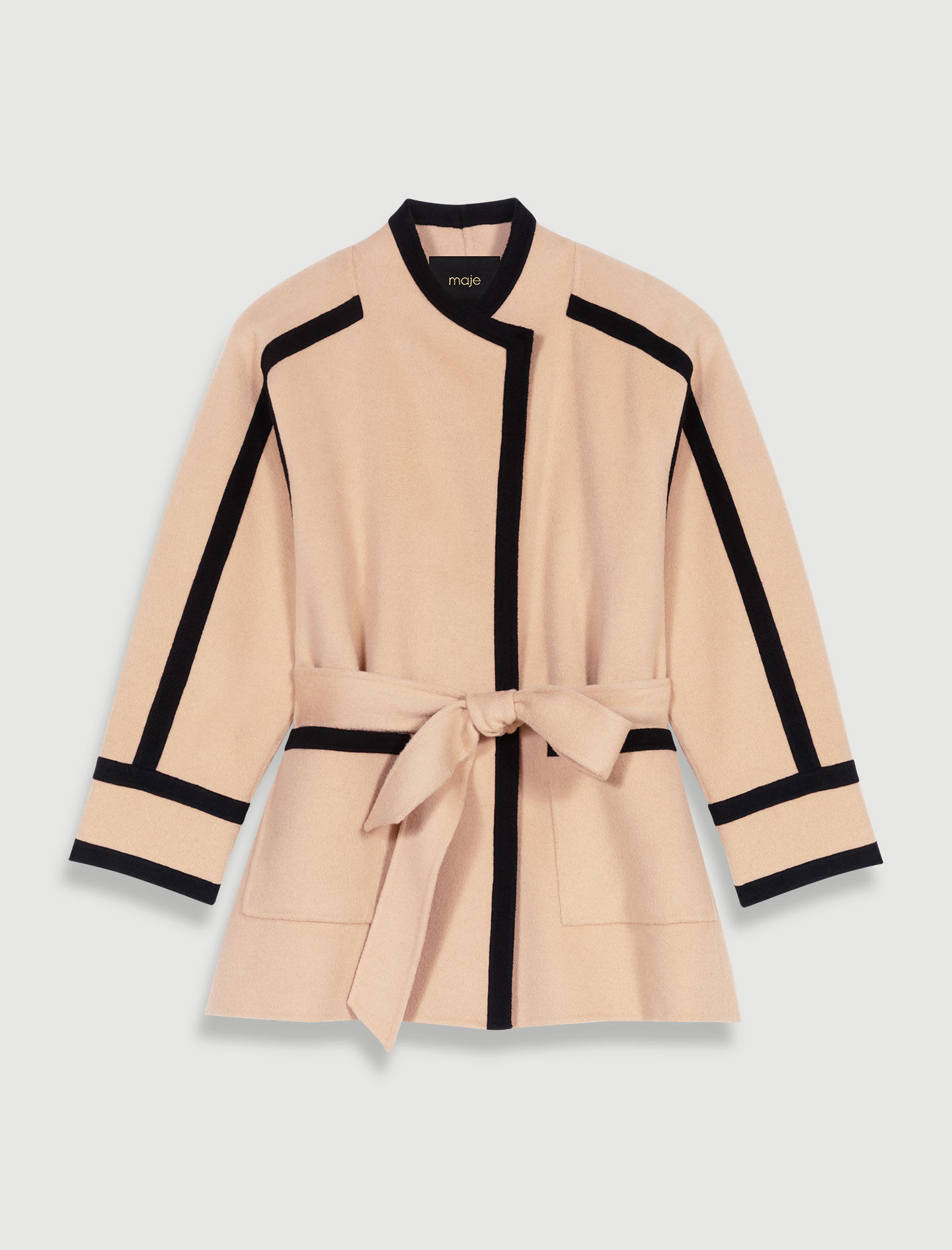 123GICOLORA Short two-tone coat