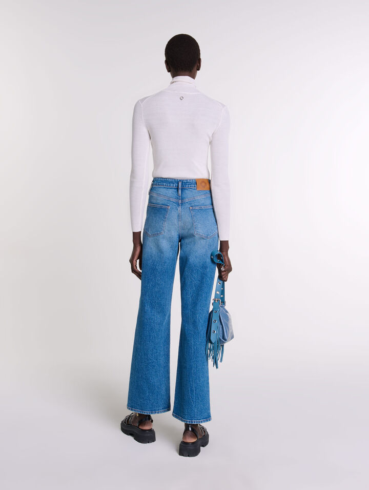 Wool and silk jumper