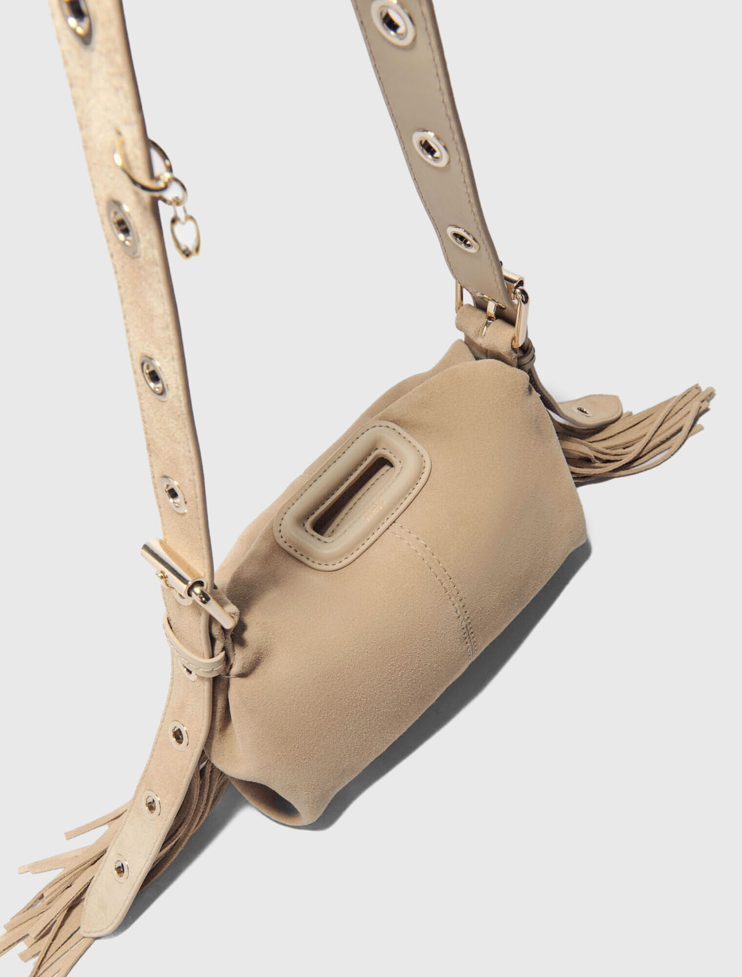 Miss M mini suede bag