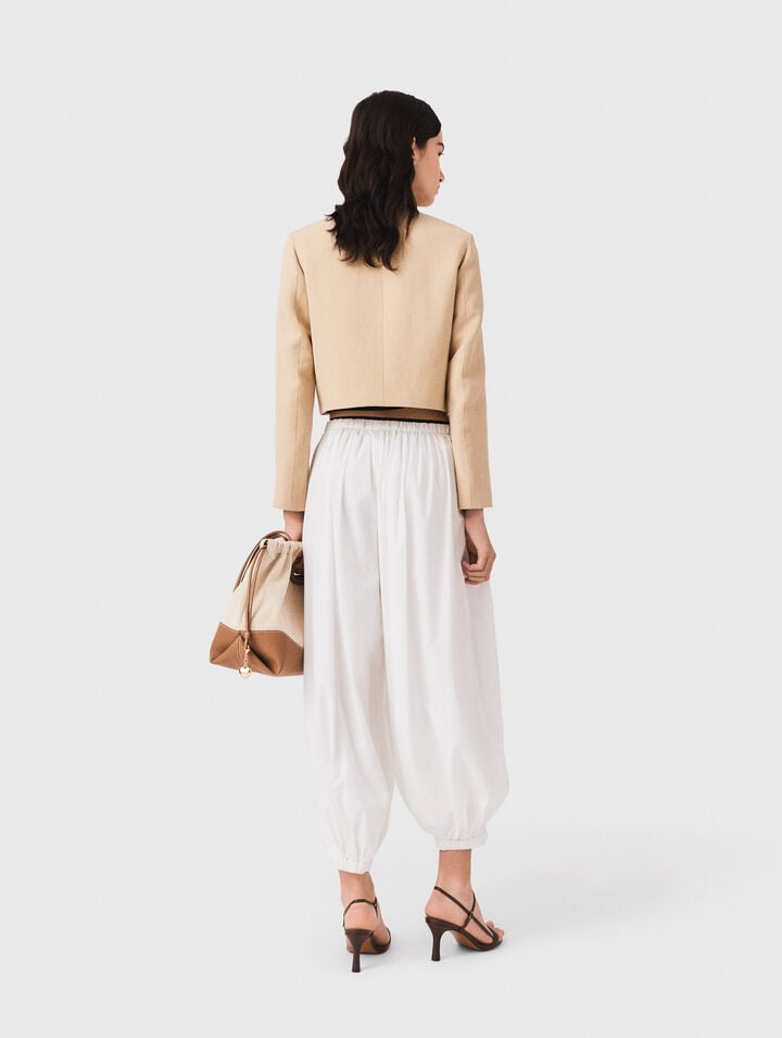 Harem cotton trousers