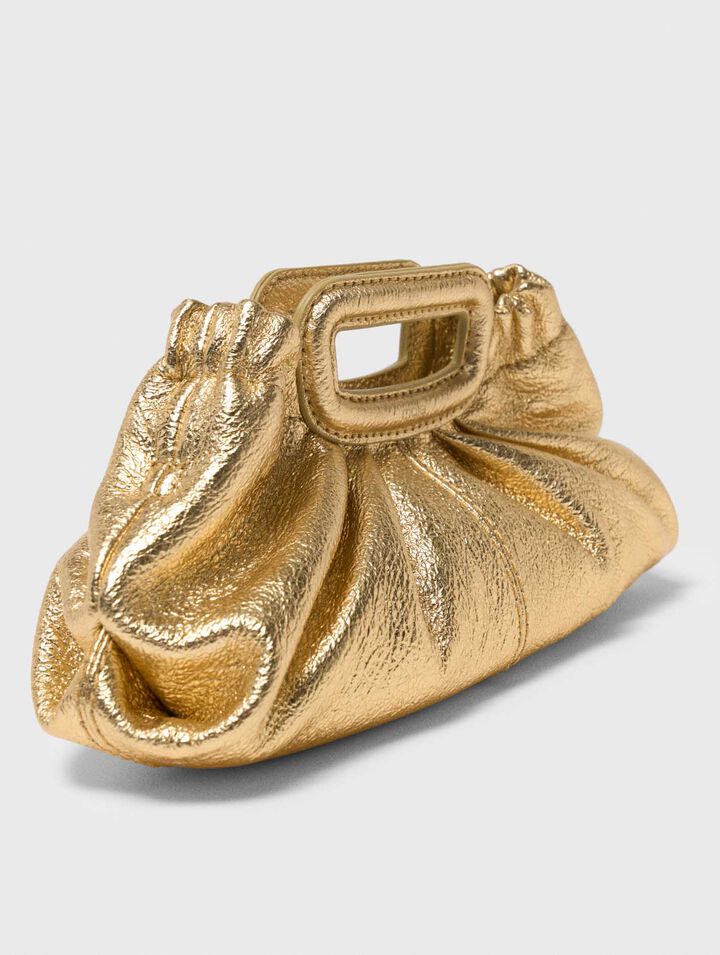 Metallic leather Milpli mini Clutch