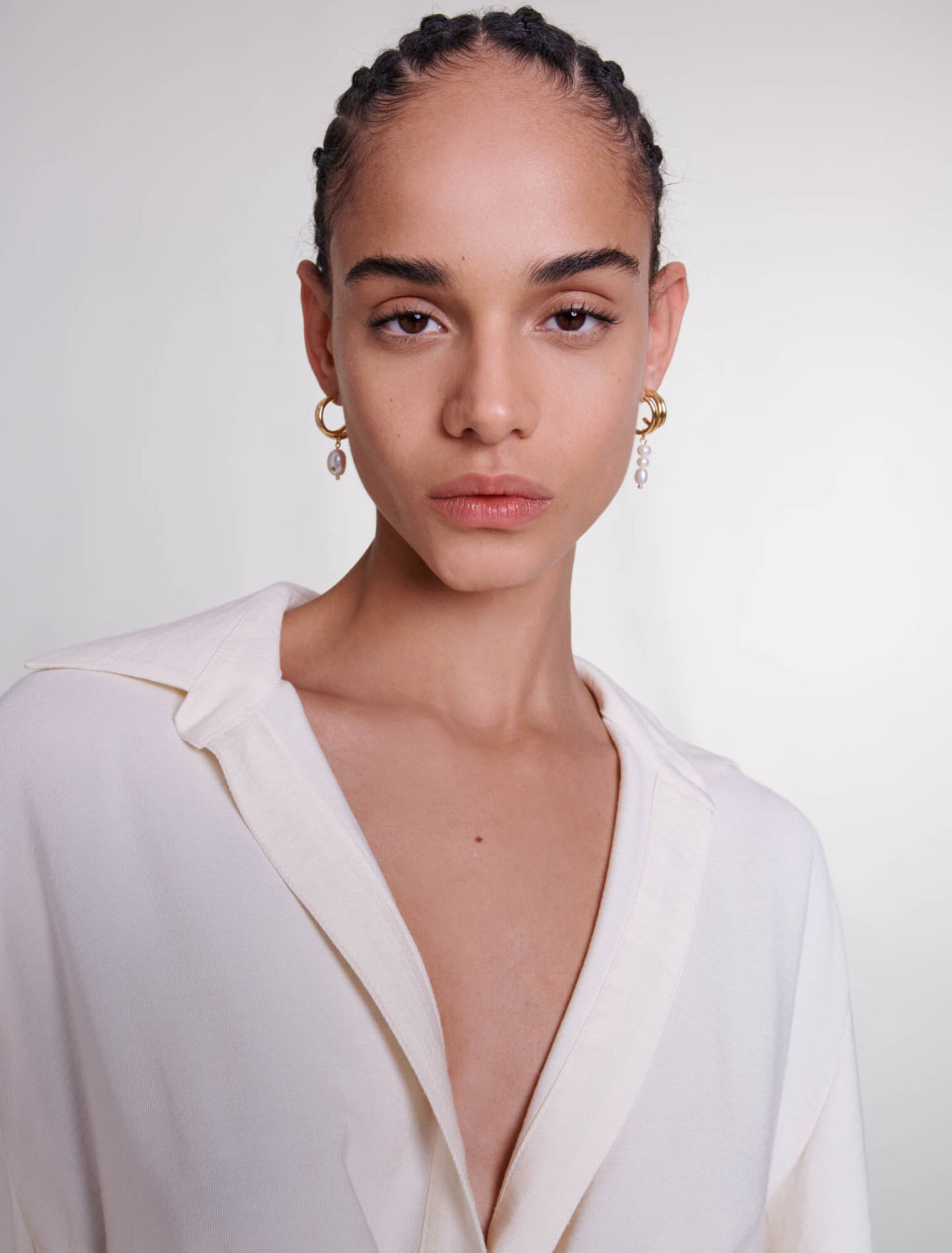 Bead embellished earring