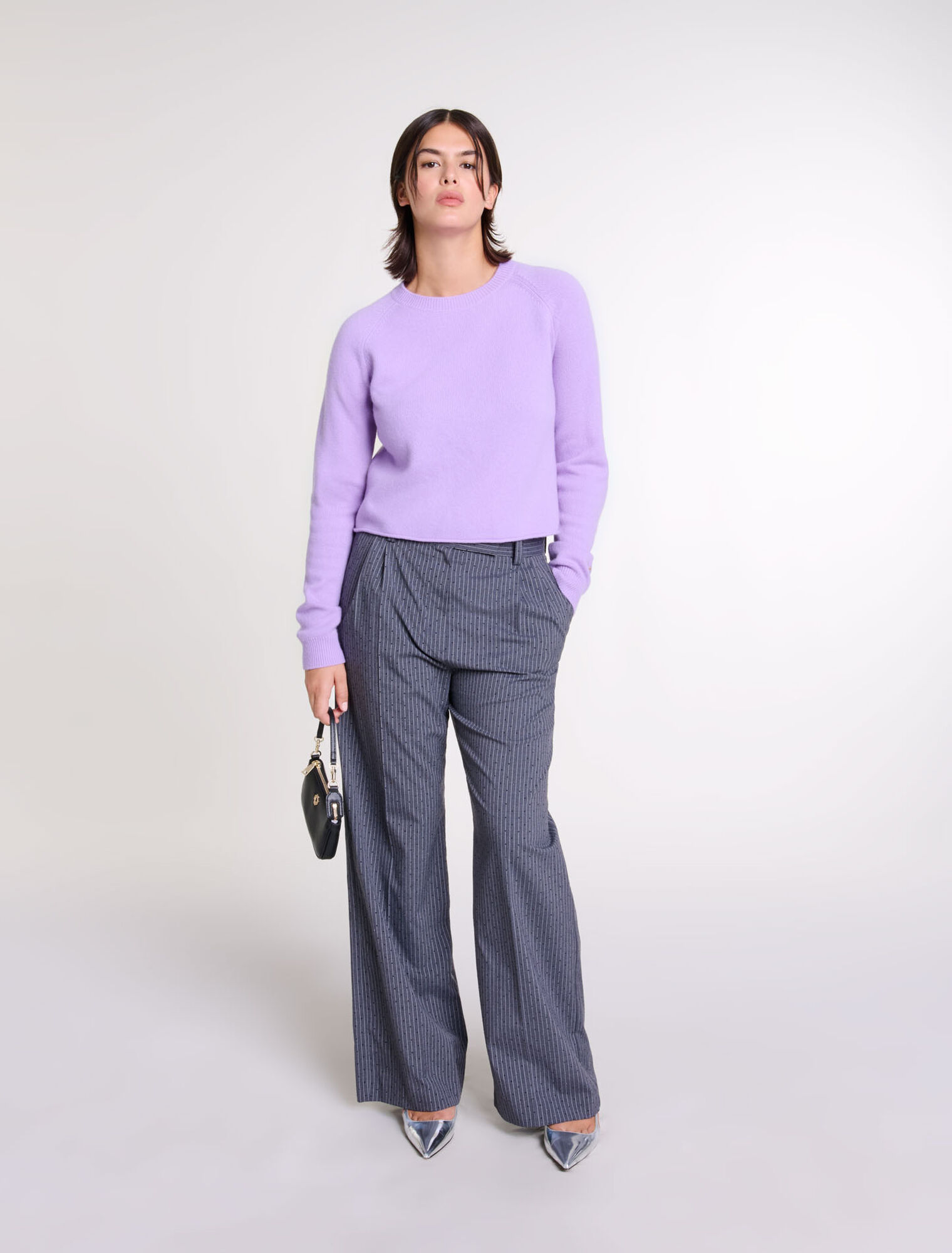Rhinestone suit trousers
