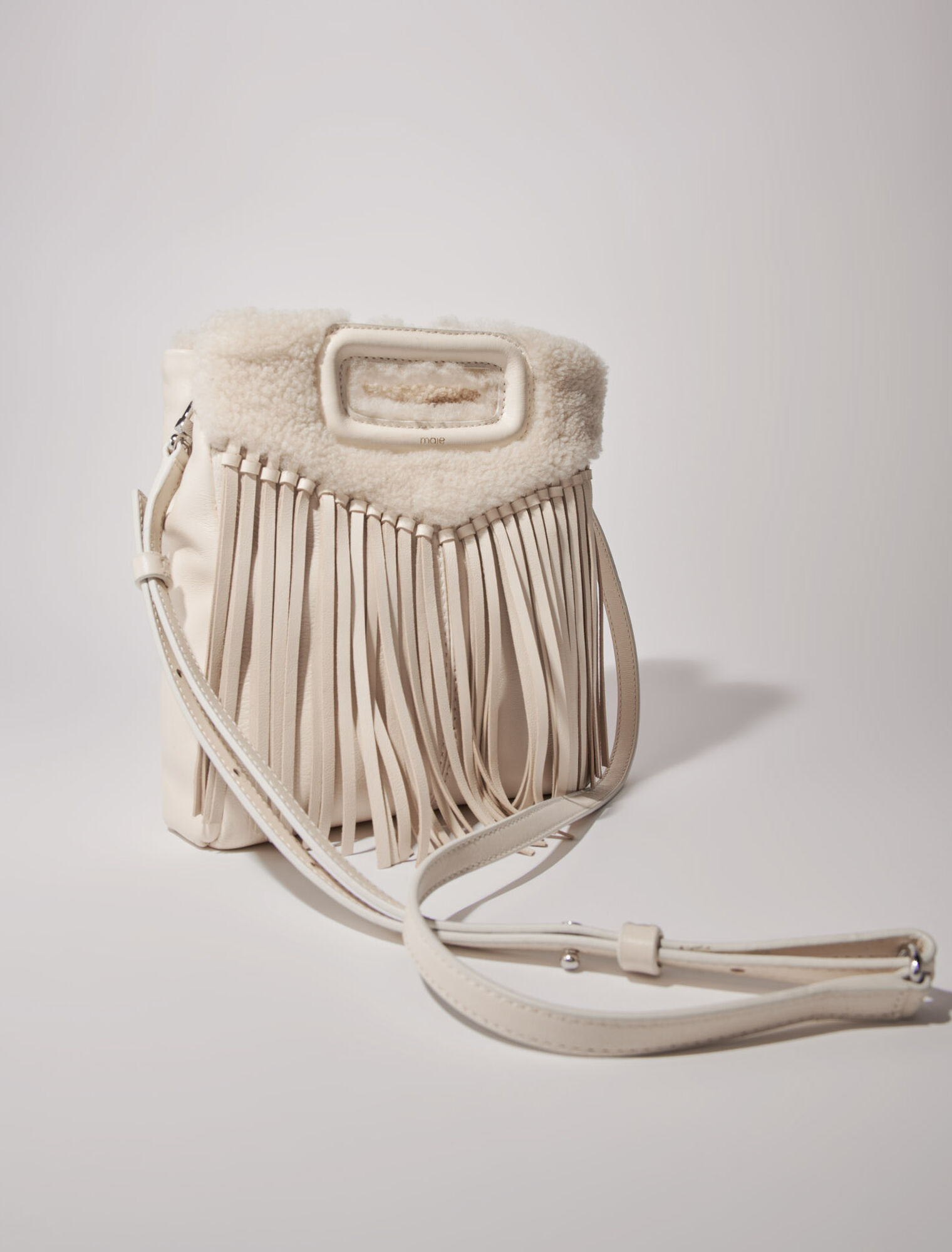 Faux fur M bag