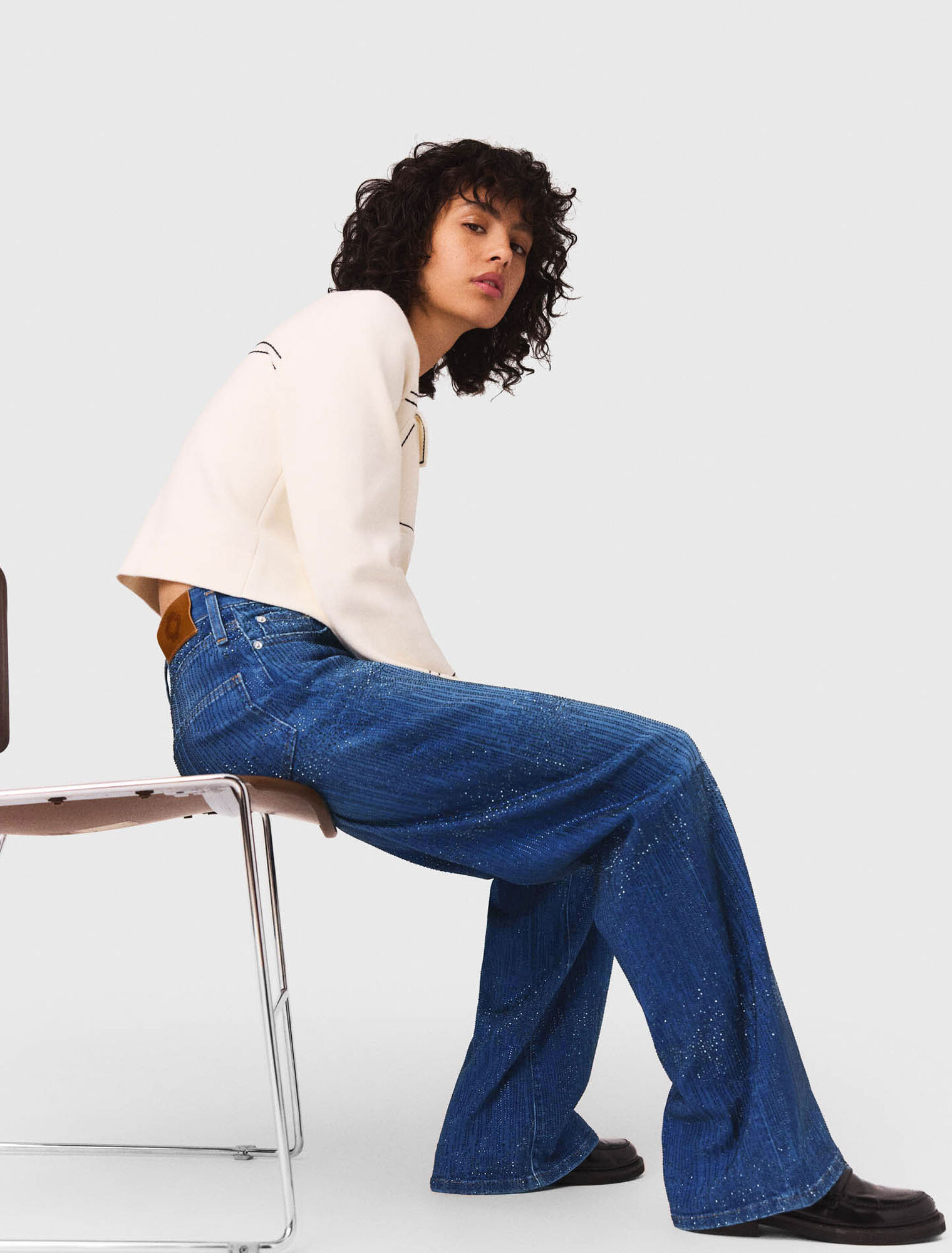 Rhinestone jeans