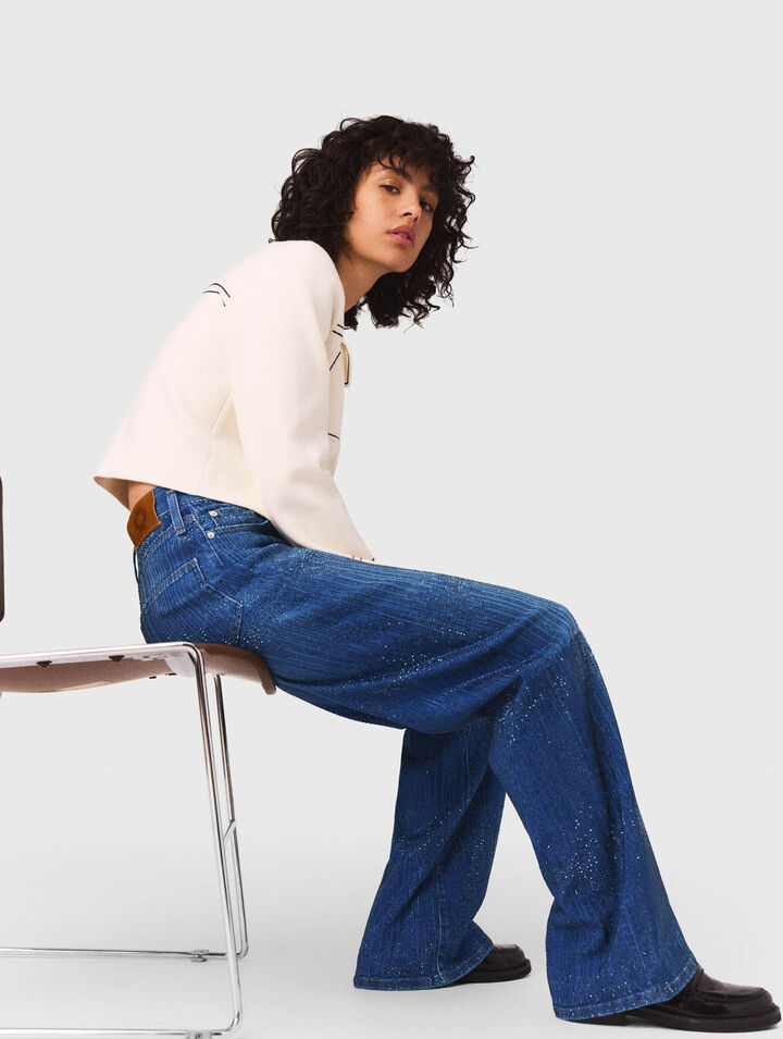 Rhinestone jeans