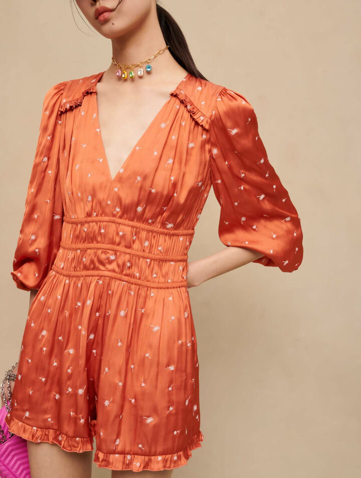 Draped jumpsuit