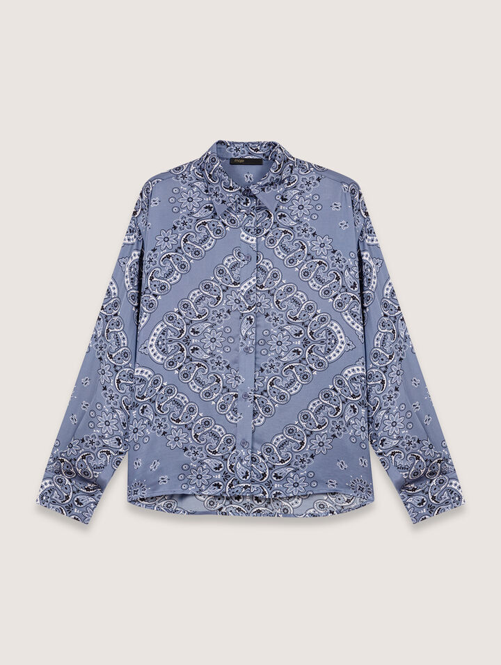 Flowing printed shirt