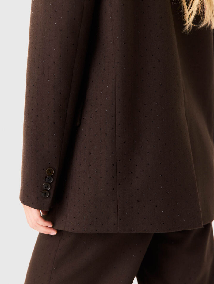 Rhinestone suit jacket