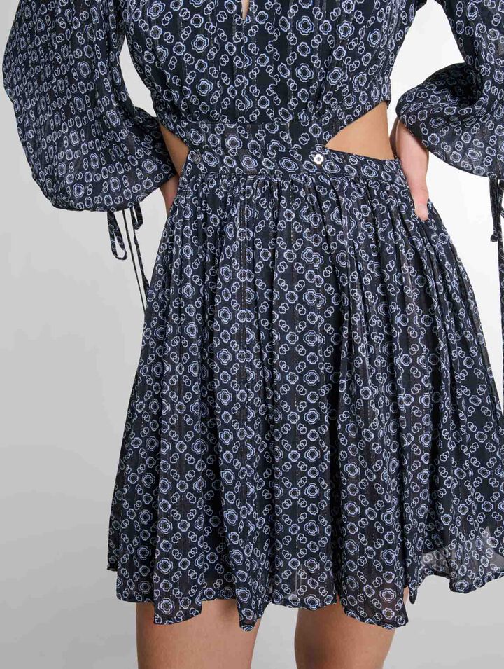 Short Clover motif dress