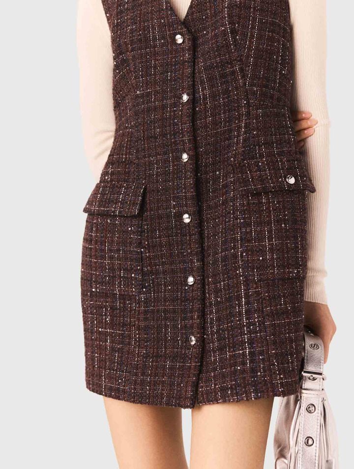 Short tweed dress