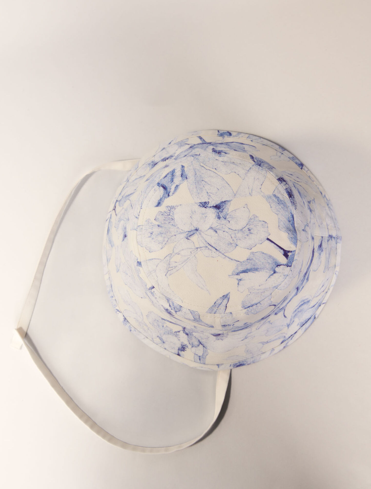 Watercolour themed long bucket hat