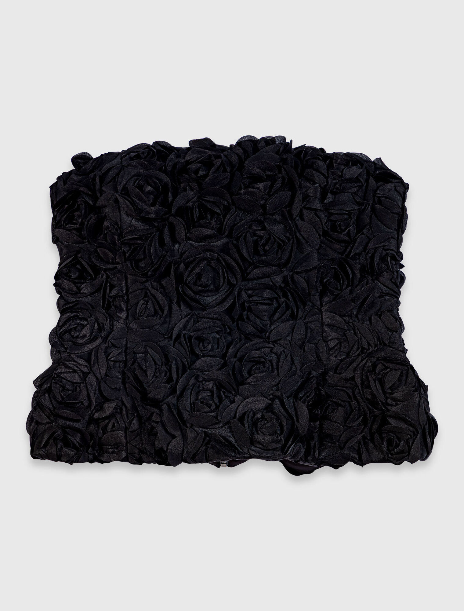 Flower-embellished top