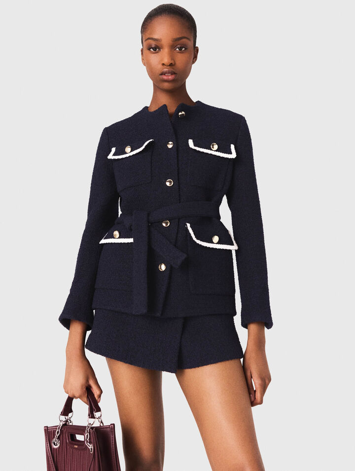 4-pocket tweed jacket