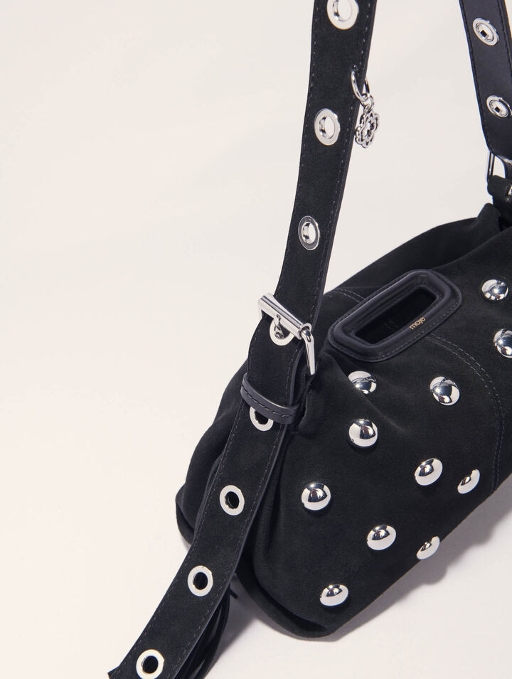 Miss M suede studded bag
