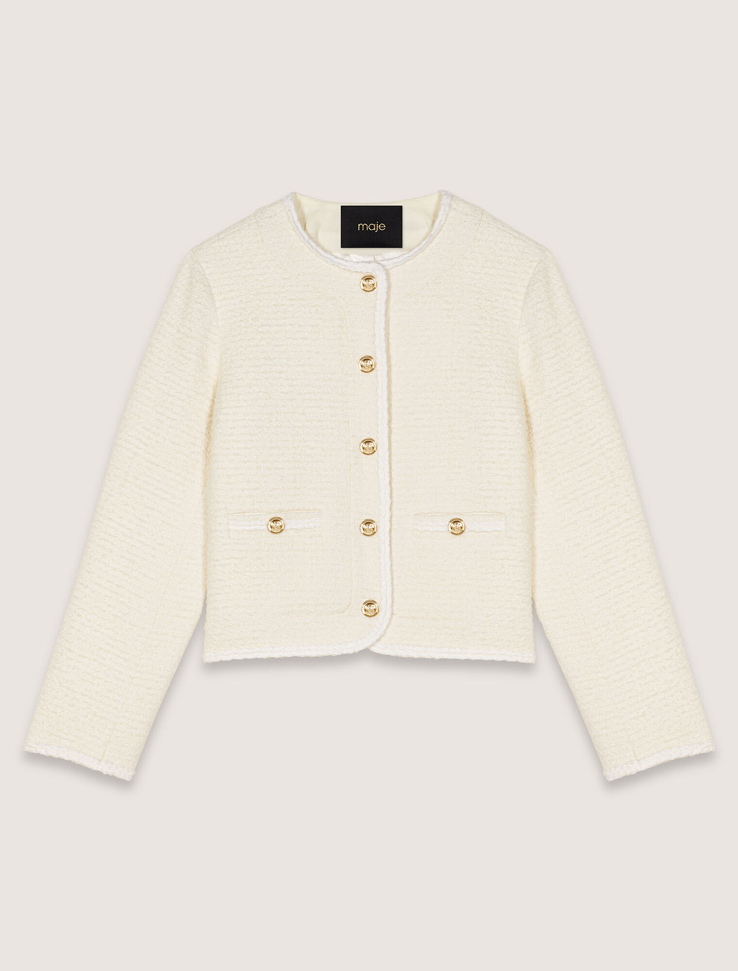 Short tweed jacket