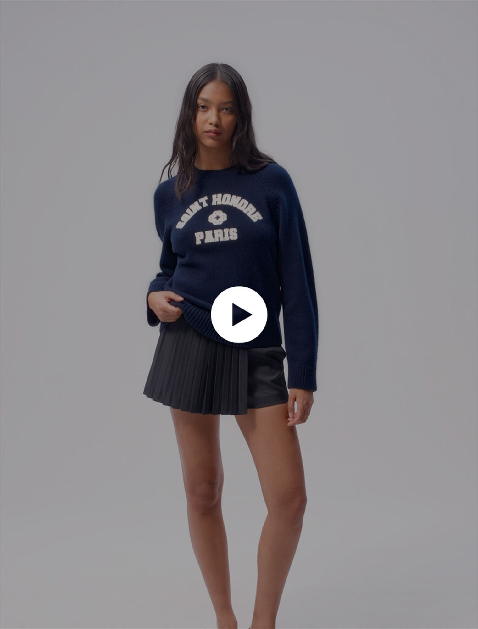 Wool-blend jumper