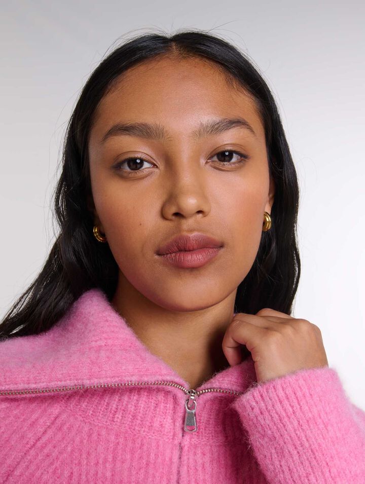 Wool-blend cardigan