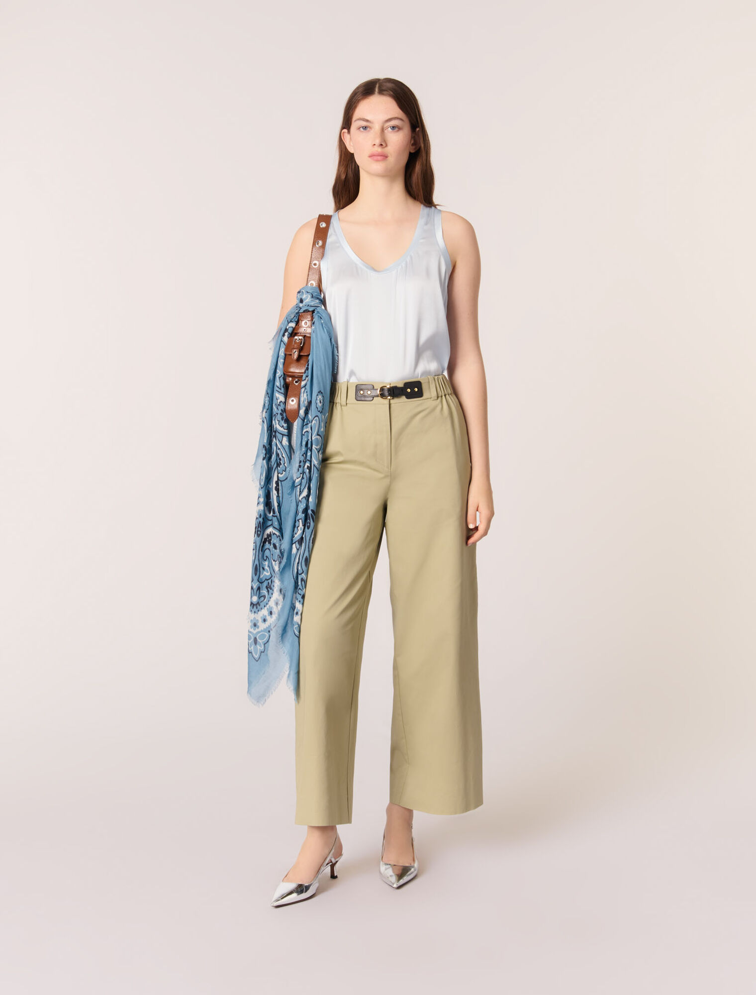 Silk vest top