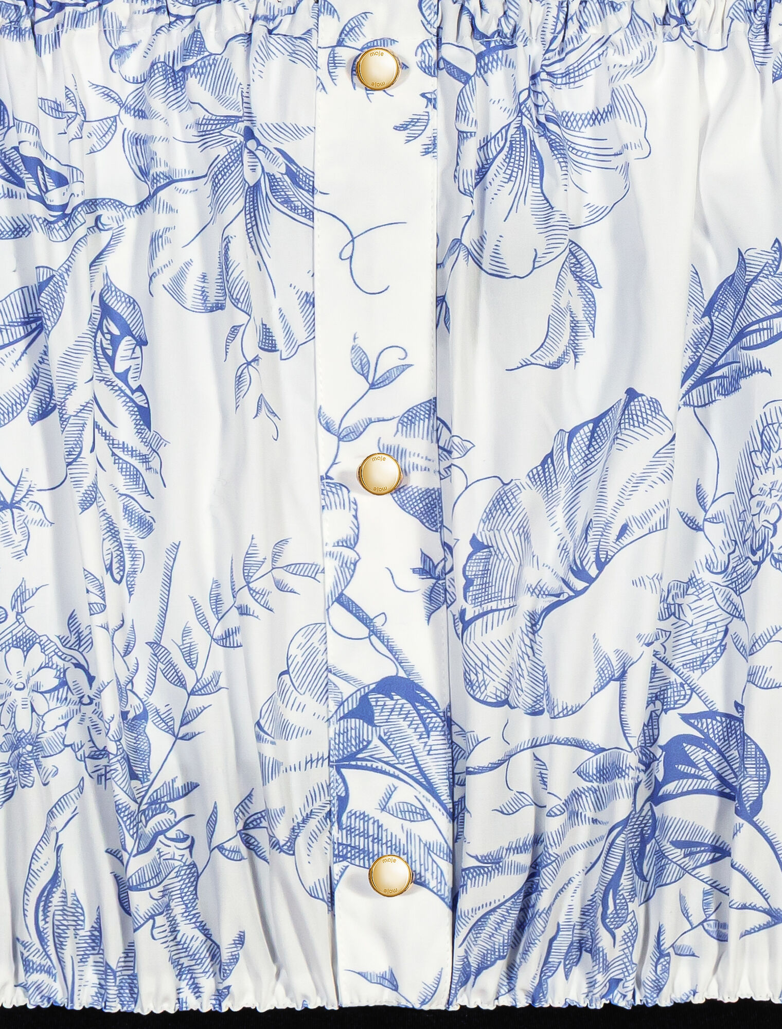 Patterned top with straps