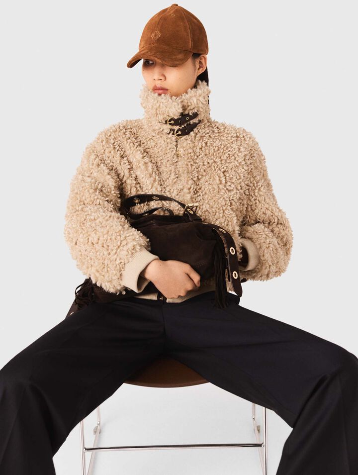 Short bouclé jacket