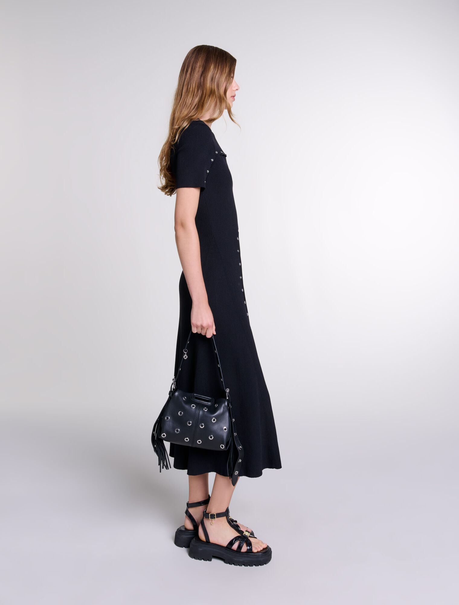 Knit maxi dress