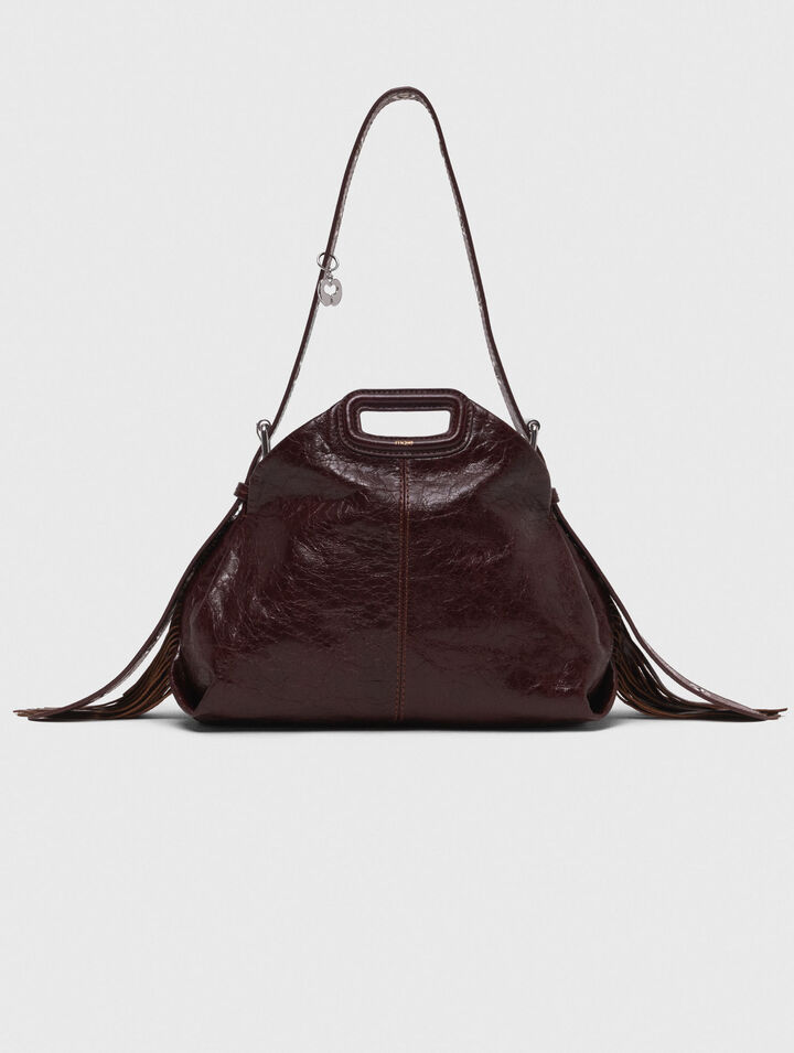 Crackled leather Miss M bag