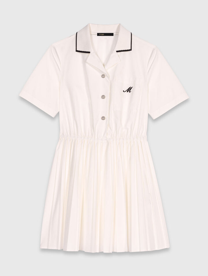 Short-sleeve shirt dress