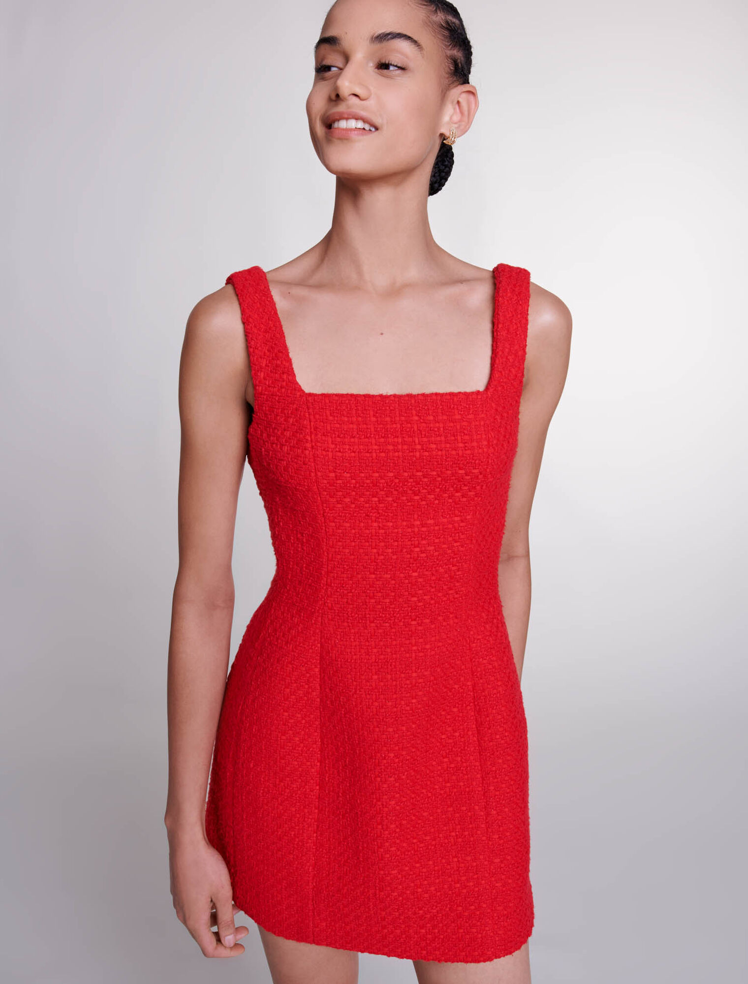 Short tweed dress