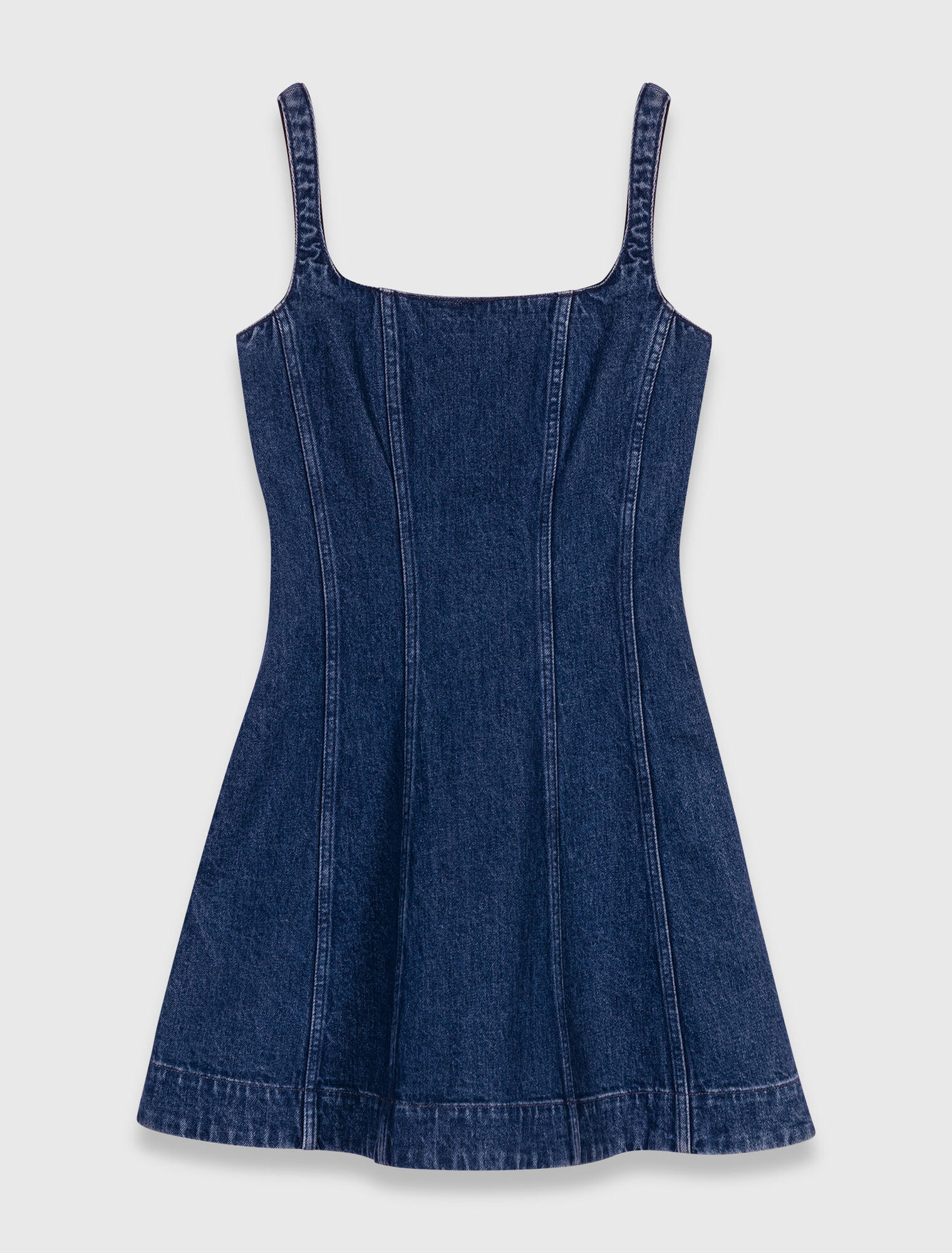 Short denim babydoll dress