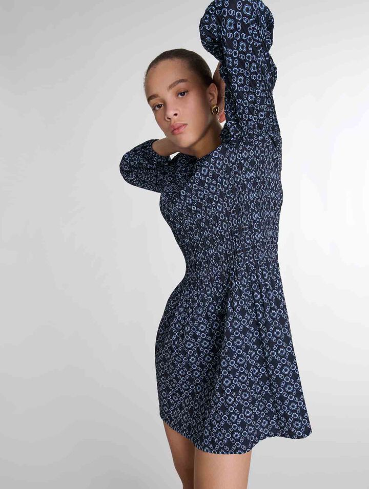 Short Clover motif dress