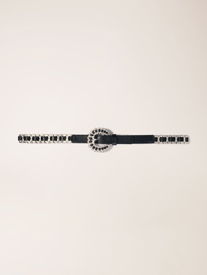 Mixed jewellery buckle chain belt