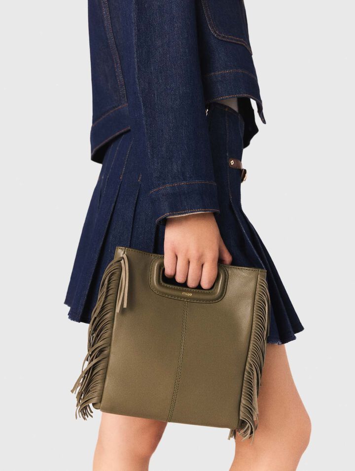 Smooth leather M bag