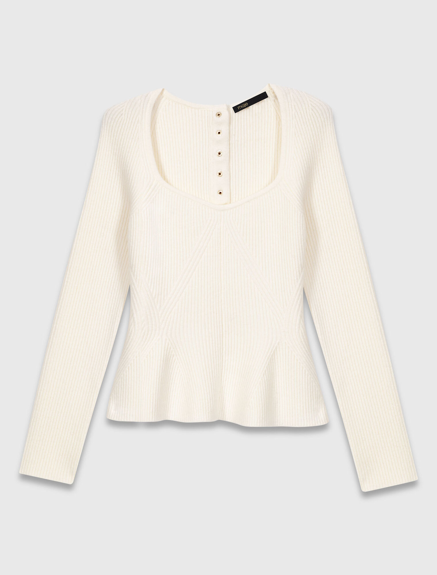 Peplum jumper