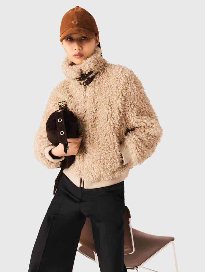 Short bouclé jacket