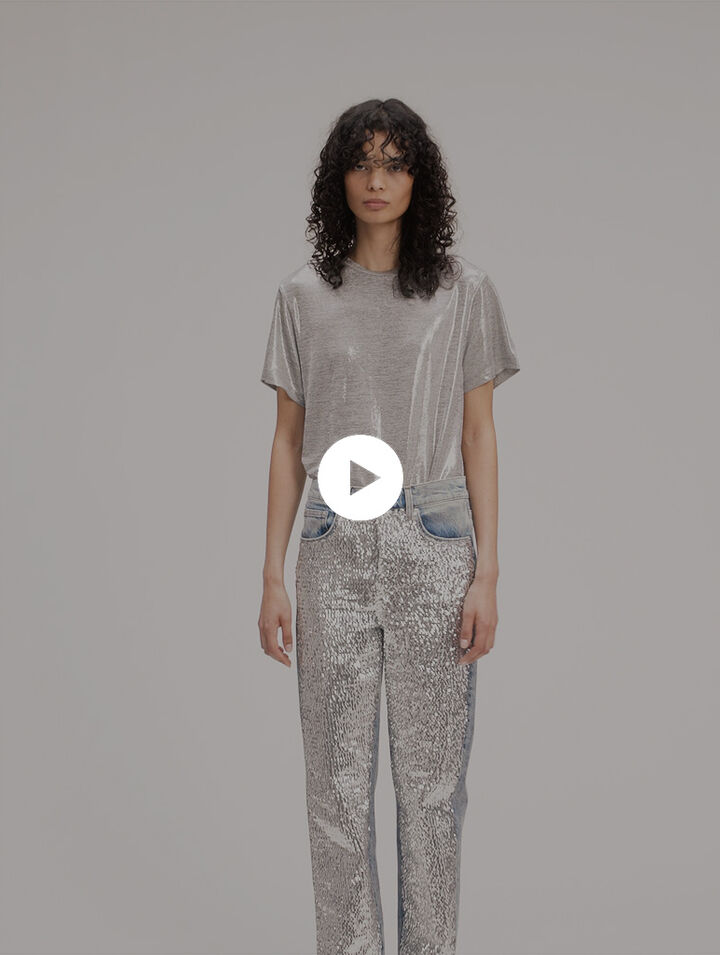 Lamé T-shirt