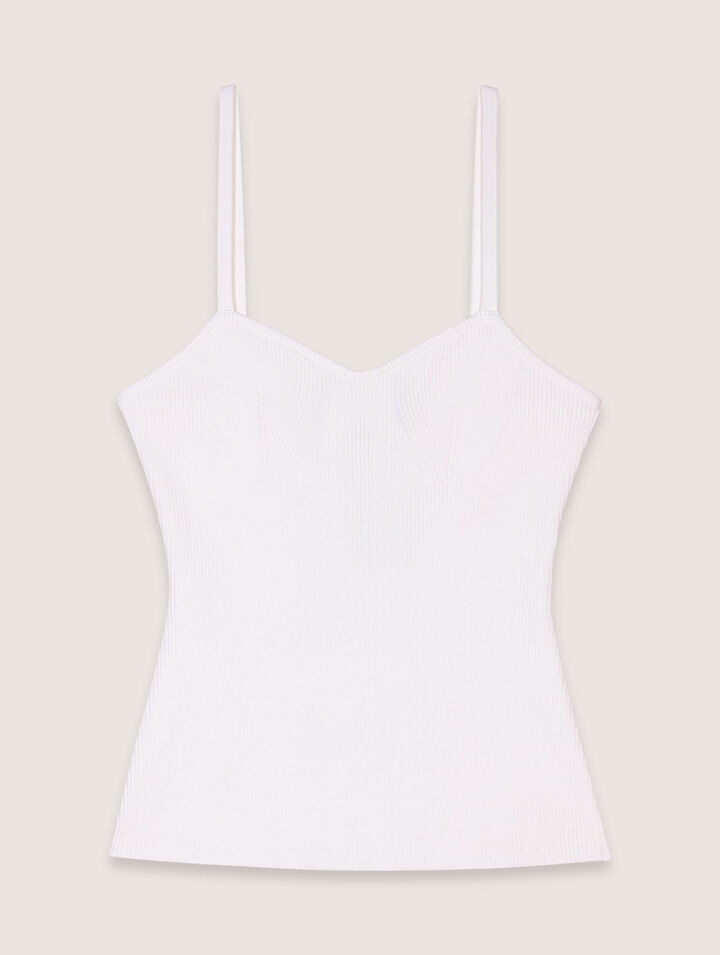 Rib knit top