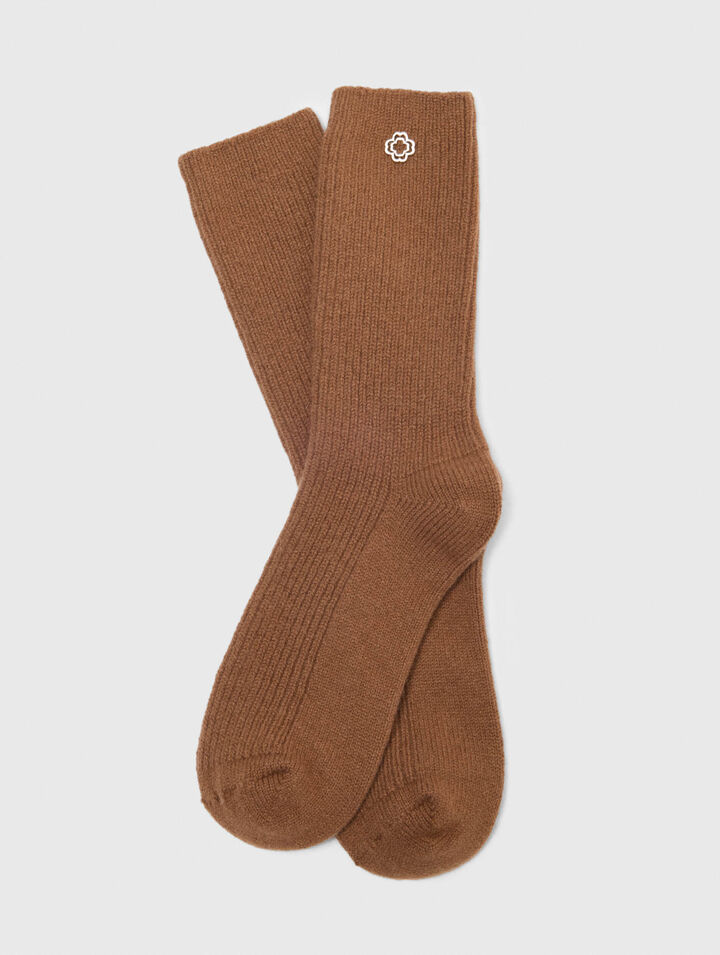 Wool blend socks