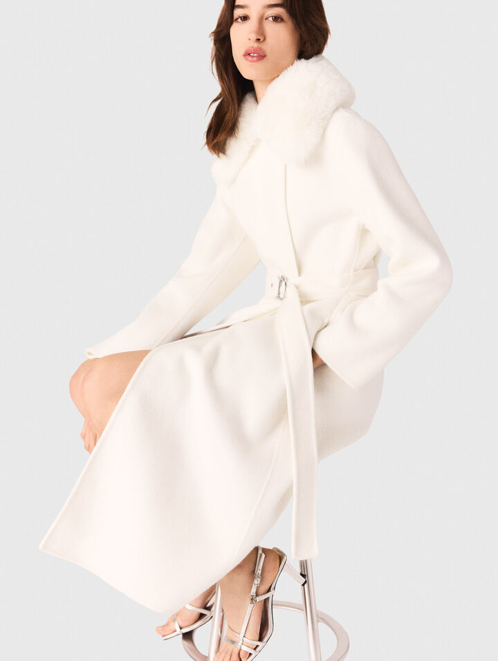 Long double-faced coat