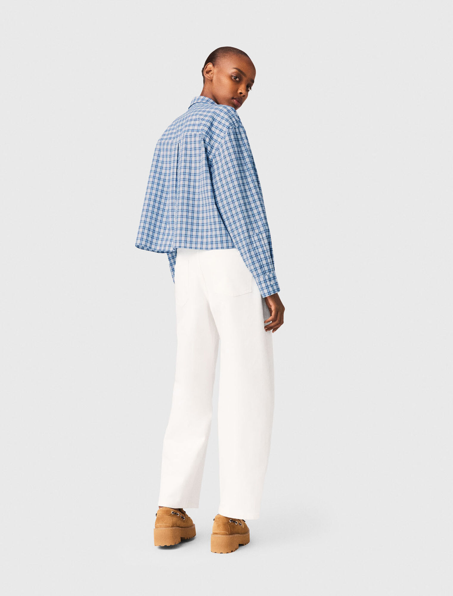 Rhinestone shirt with removable tie