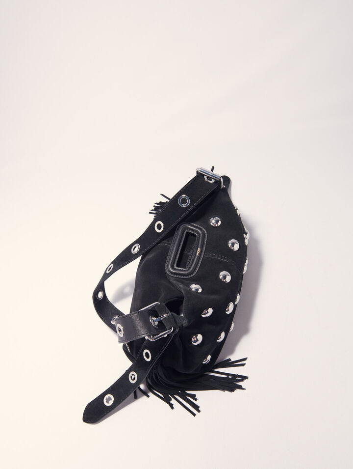 Miss M suede studded bag