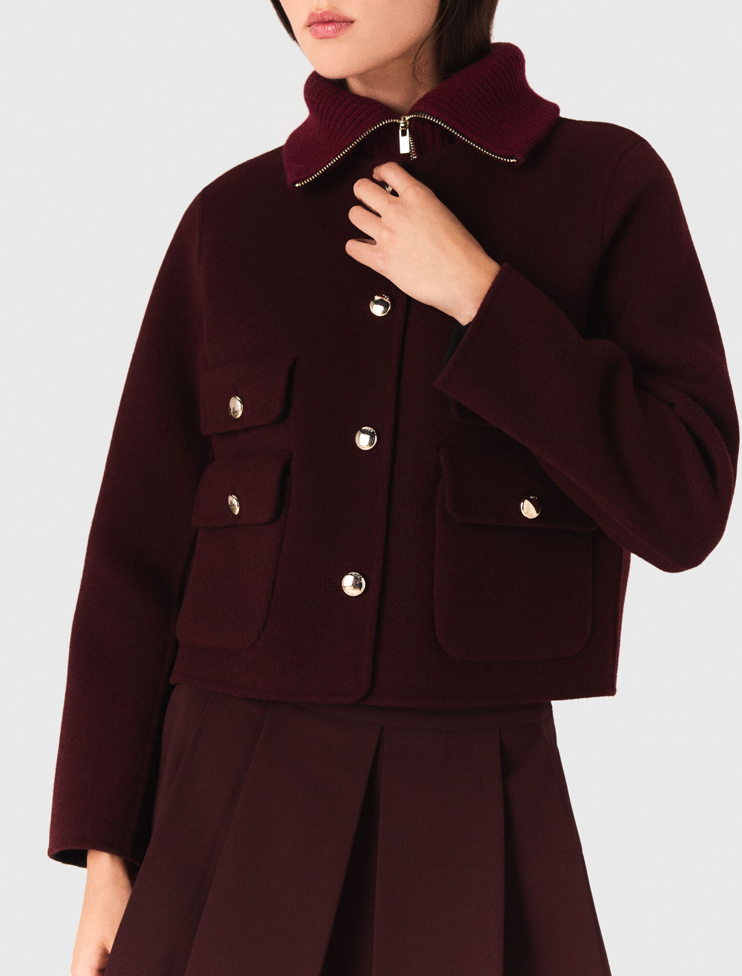 Reversible double-faced jacket