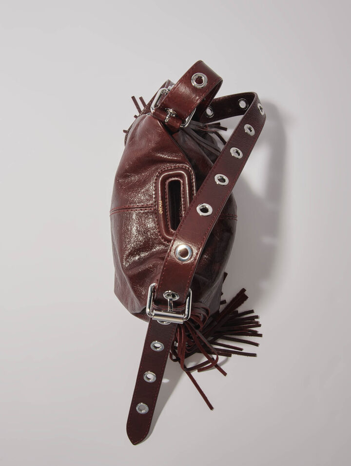 Crackled leather Miss M Mini bag