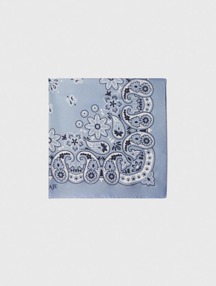 Bandana print scarf