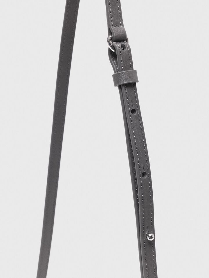 M bag in suede leather