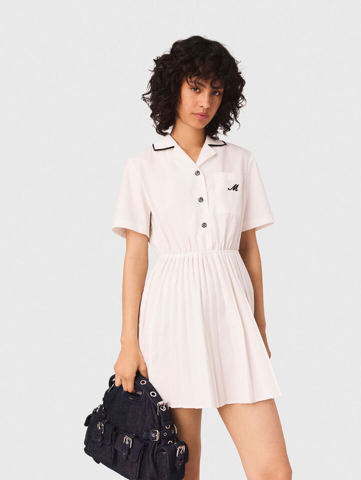 Short-sleeve shirt dress