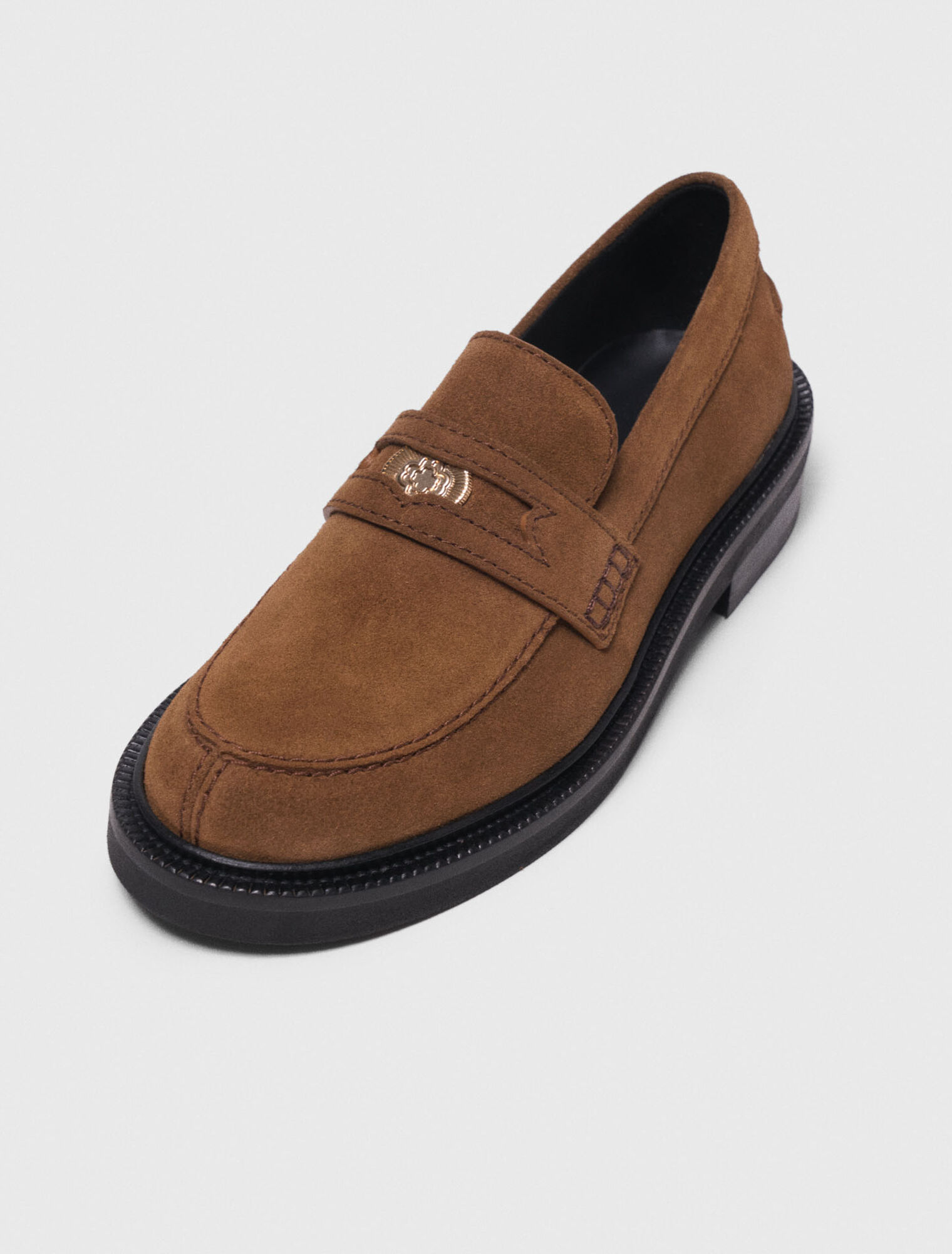 Suede loafers